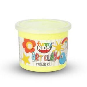 FUNNY KIDS ART CLAY NEON YELLOW 576