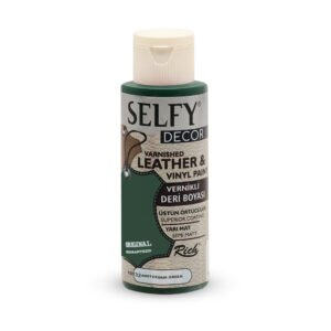 SELFY DECOR LEATHER PAINT 120 CC AMSTERDAM GREEN