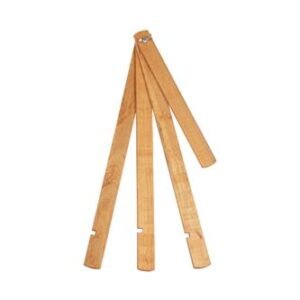 BEECH TREE - DEMOUNTED PERFORATED EASEL - 40 cm - VARNISHED