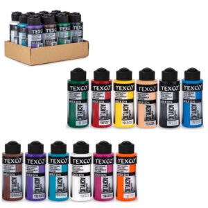 TEXCO EXCELLENT ACRYLIC PAN SET (PRIMARY COLOURS)