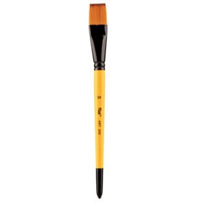 RICH ART 200 Series Synthetic Bristle Flat Cut Brush No: 24