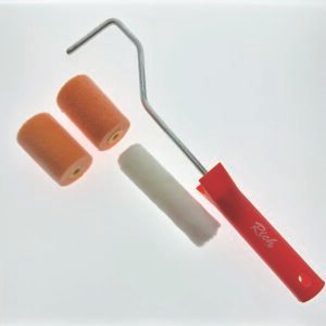 R1-MIXED ROLLER SET ( 2 PCS. 5CM VELVET ROLLER, 1PCS 10CM MOHER ROLLER)
