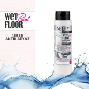 SELFY DECOR WET FLOOR PAINT ANTIQUE WHITE 500 ML