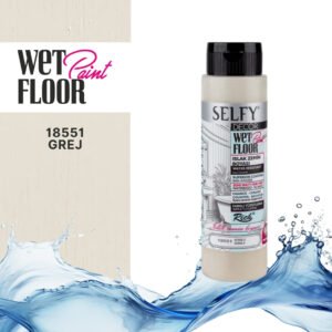 SELFY DECOR WET FLOOR PAINT GREJ 500 ML