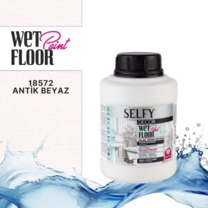 SELFY DECOR WET FLOOR PAINT ANTIQUE WHITE 1250 ML