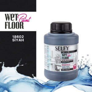 SELFY DECOR WET FLOOR PAINT BLACK 1250 ML