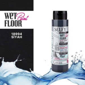 SELFY DECOR WET FLOOR PAINT BLACK 500 ML