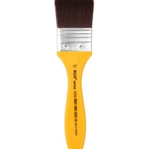 3000 SERIE NO:1,5 MAROON SYNTHETIC, YELLOW HANDLE BACKGROUND BRUSH