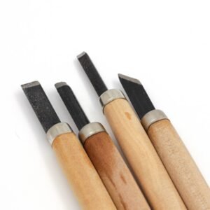 WOODEN CARVING SET 4 PCS.