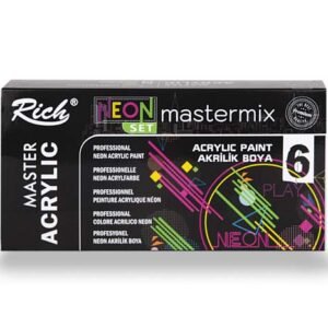 MASTERMIX ACRLYIC NEON SETS 60 CC X 6 COLOR
