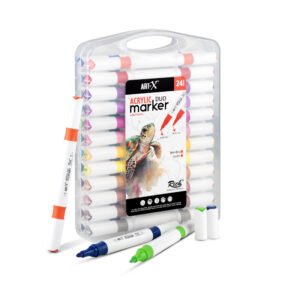 ART-X ACRYLIC MARKER PROFESSIONAL DUO SET 24 PCS.