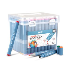 ART-X SKETCH MARKER DUO SET 80 PCS