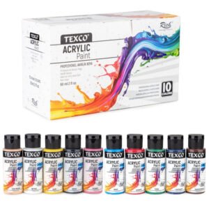 TEXCO ACRYLIC 60ML X 10 PCS SETS