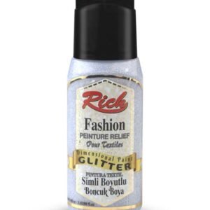 DIMENSIONAL PAINT GLITTER 60 CC JANJANED SILVER