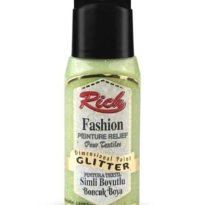 DIMENSIONAL PAINT GLITTER 60 CC LEAF GREEN