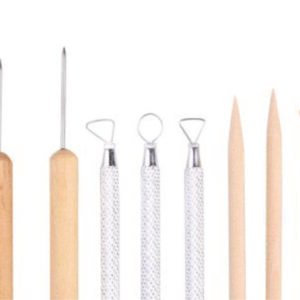 CERAMIC MODELLING SET 14 PCS. WITH BAG