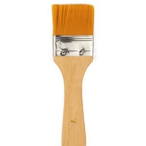 ECO SERIE NO:7 YELLOW SYNTHETIC, NATUREL HANDLE BACKGROUND BRUSH