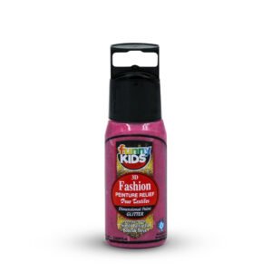 FUNNY KIDS 060 CC DIMENSIONAL PAINT GLITTER FUCHSIA