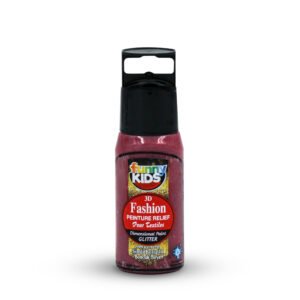 FUNNY KIDS 060 CC DIMENSIONAL PAINT GLITTER RED