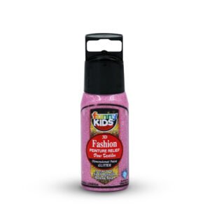 FUNNY KIDS 060 CC DIMENSIONAL PAINT GLITTER PINK