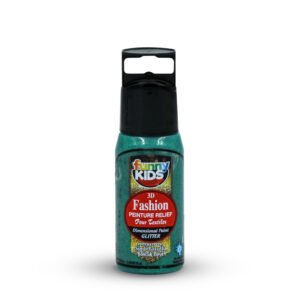 FUNNY KIDS 060 CC DIMENSIONAL PAINT GLITTER GREEN