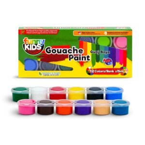 FUNNY KIDS 15ML 12 COLORS GOUACHE PAINT SERIAL SET