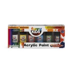 FUNNY KIDS 20ML 6 COLORS ACRYLIC PAINT