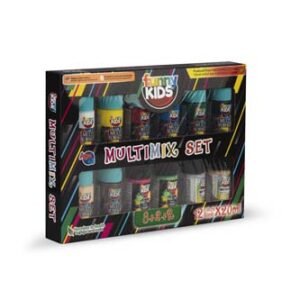 FUNNY KIDS 20ML 12 COLORS MULTIMIX SET