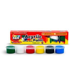 FUNNY KIDS 15ML 6 COLORS ACRYLIC PAINT SERIAL SET 3100