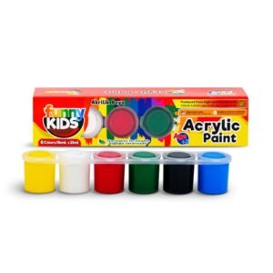 FUNNY KIDS 25ML 6 COLORS ACRYLIC PAINT SERIAL SET 1500