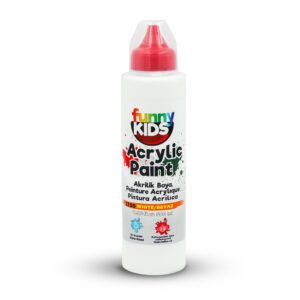 FUNNY KIDS ACRYLIC PAINT 500 CC WHITE