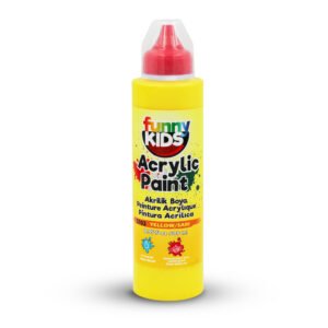 FUNNY KIDS ACRYLIC PAINT 500 CC YELLOW