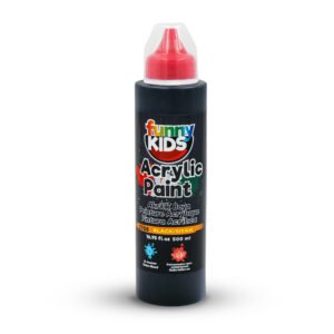 FUNNY KIDS ACRYLIC PAINT 500 CC BLACK