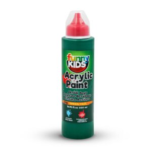 FUNNY KIDS ACRYLIC PAINT 500 CC GREEN