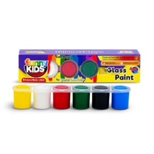 FUNNY KIDS 25ML 6 COLORS GLASS PAINT SERIAL SET 1600