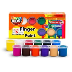 FUNNY KIDS 25ML 12 COLORS FINGER PAINT SERIAL SET 1750