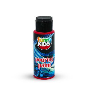FUNNY KIDS POURING ACRYLIC PAINT 70 CC RED