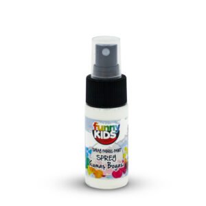 FUNNY KIDS SPRAY FABRIC PAINT WHITE
