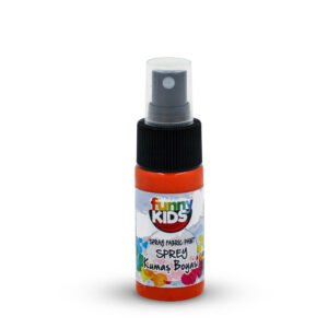 FUNNY KIDS SPRAY FABRIC PAINT ORANGE