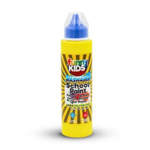 FUNNY KIDS WASHABLE SCHOOL PAINT 500 CC YELLOW
