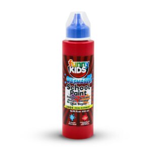 FUNNY KIDS WASHABLE SCHOOL PAINT 500 CC RED