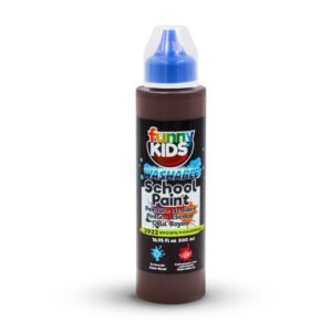 FUNNY KIDS WASHABLE SCHOOL PAINT 500 CC BROWN
