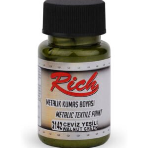 FABRIC PAINT METALLIC 50 CC WALNUT GREEN