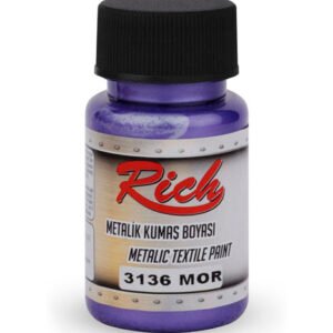 FABRIC PAINT METALLIC 50 CC PUCE