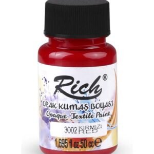 FABRIC PAINT OPAQUE 50 CC RED