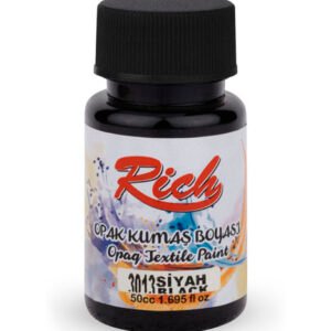 FABRIC PAINT OPAQUE 50 CC BLACK