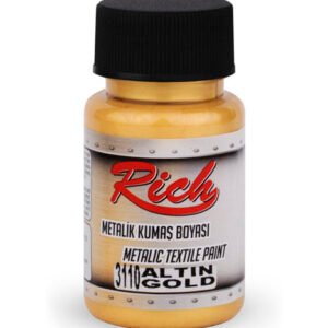 FABRIC PAINT METALLIC 50 CC GOLD