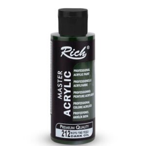 MASTER ACRYLIC 120 CC DARK OIL GREEN