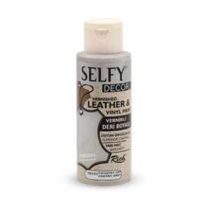 SELFY DECOR LEATHER PAINT 120 CC COUNTRY GREY