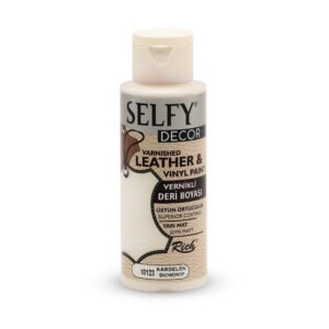 SELFY DECOR LEATHER PAINT 120 CC SNOWDROP